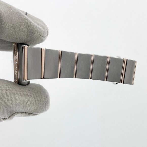 Omega Constellation Rose Gold & Steel Brown Dial 24mm Quartz 123.25.24.60.63.001 main image 8